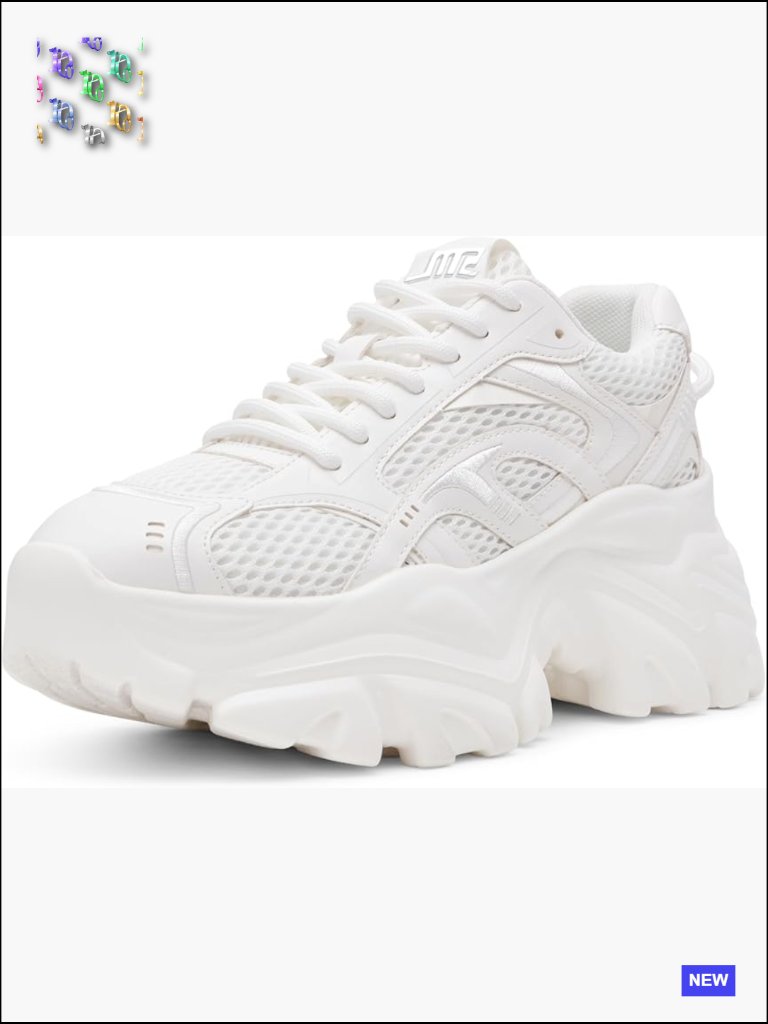 Fashion Sneakers Flat Heel Platform Retro Y2k Classic Trendy Casual
